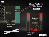 Aarogyam Herbals Pack Of 2 Flavours 100% Tobacco & Nicotine Free Cigarette For Relieve Stress & Mood Enhance Product Sweet Supari, Black Current - 10 Sticks X 2 Packets